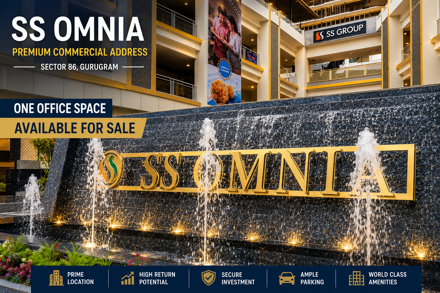 Premium Office Space for sale in SS Omnia, New Gurugram